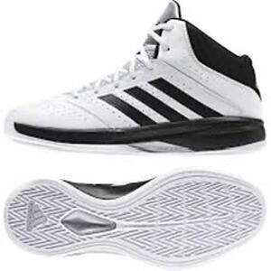 Adidas Isolation 2 basketball shoes white/ black sz 10 men’s athletic sporting